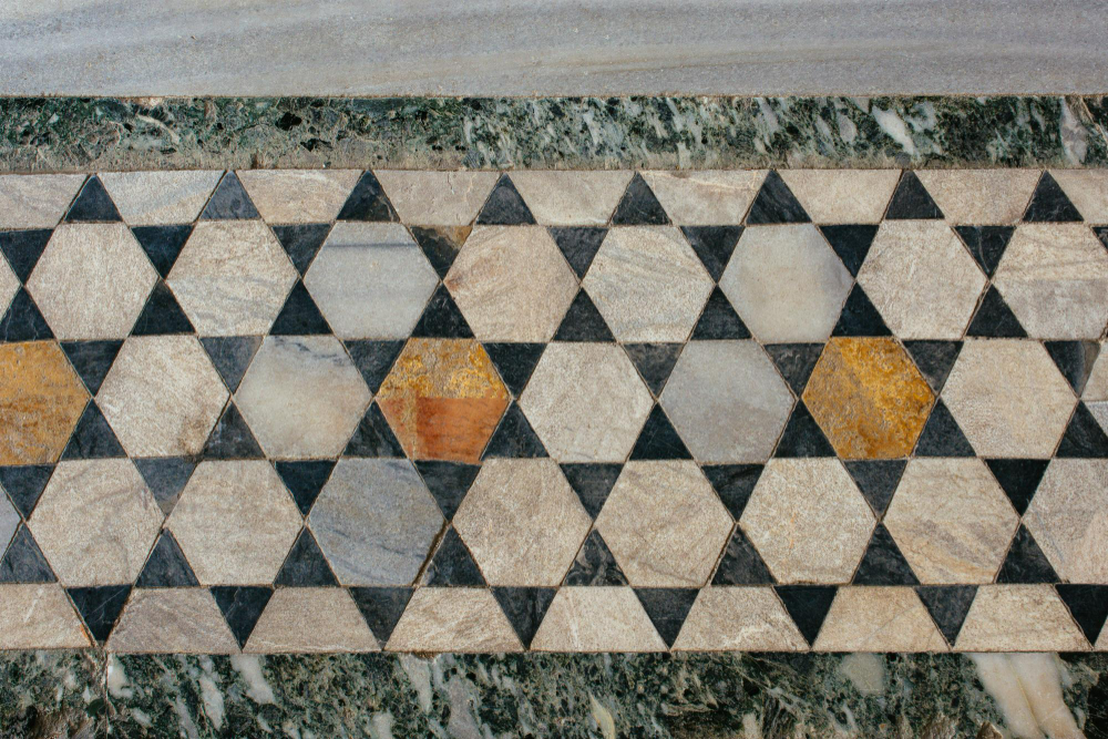 carrelage à motif géométrique