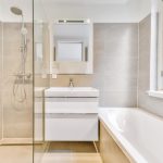 choisir un modèle moderne et fonctionnel du Meuble de salle de bain blanc laqué
