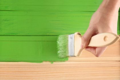 Peinture verte bois pour la meilleure option écologique