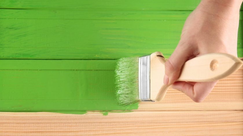 Peinture verte bois pour la meilleure option écologique