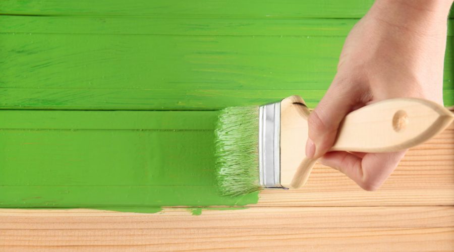 Peinture verte bois pour la meilleure option écologique